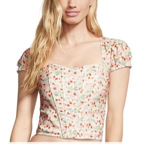 Victoria’s Secret Strawberry Corset Top Size S